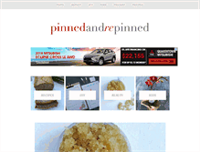 Tablet Screenshot of pinnedandrepinned.com